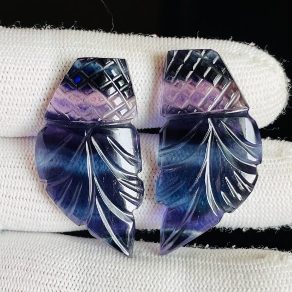 Hand Carved Fluorite Cabochon gemstone Wholesale Lot, Amazing hand Carving Fluorite Gemstone for jewelry.