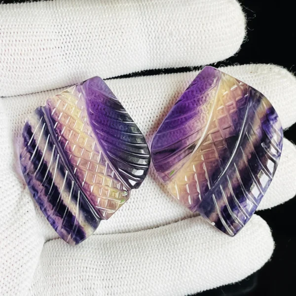 Hand Carved Fluorite Cabochon gemstone Wholesale Lot, Amazing hand Carving Fluorite Gemstone for jewelry.