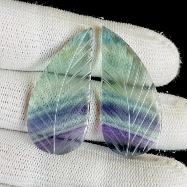 Hand Carved Fluorite Cabochon gemstone Wholesale Lot, Amazing hand Carving Fluorite Gemstone for jewelry.