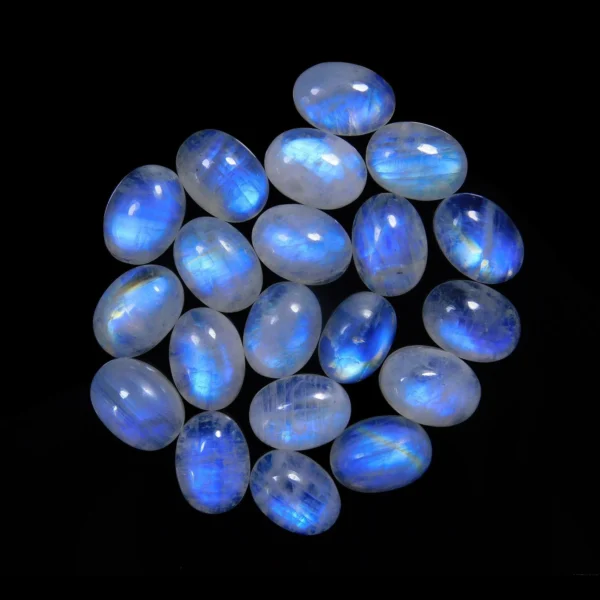 Rainbow Moonstone Oval Shape