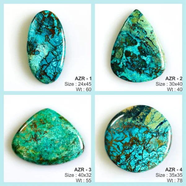 Natural Azurite Malachite Matched Pair for Earring, Azurite gemstone Wholesale lot for best price, gorgeous stone for making Jewelry Craft